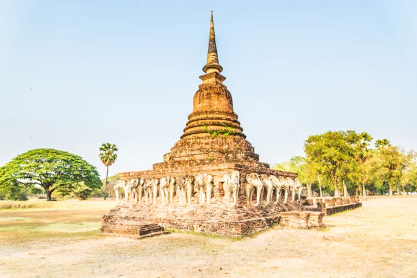 Sukhothai rovina la città vecchia — Foto Stock