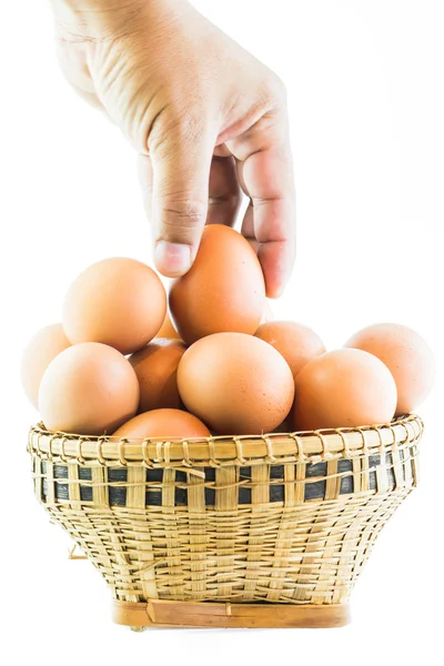 Brown eggs Stock Picture