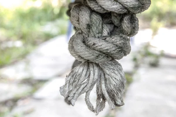 Grunge Nylon Rope — Stock Photo, Image