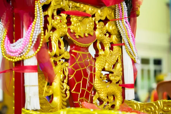 Red Goddess Palanquin — Stock Photo, Image