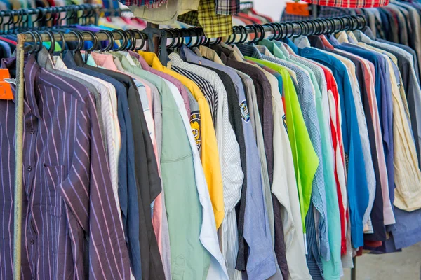 Second handed clothes shop — Stock Photo, Image