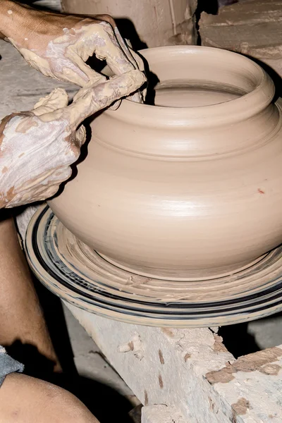 Clay pottering — Stock Photo, Image