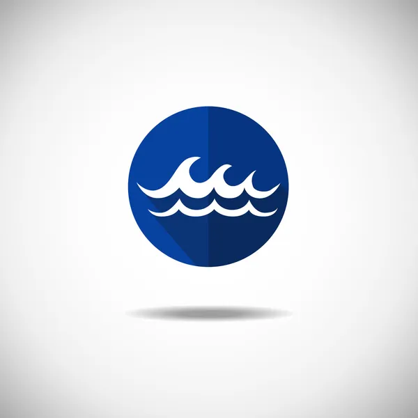 Wave icon — Stock Vector