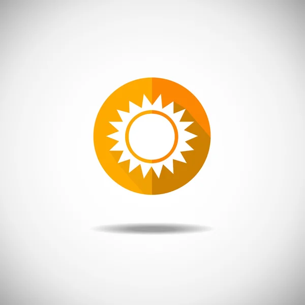 Icono del sol — Vector de stock