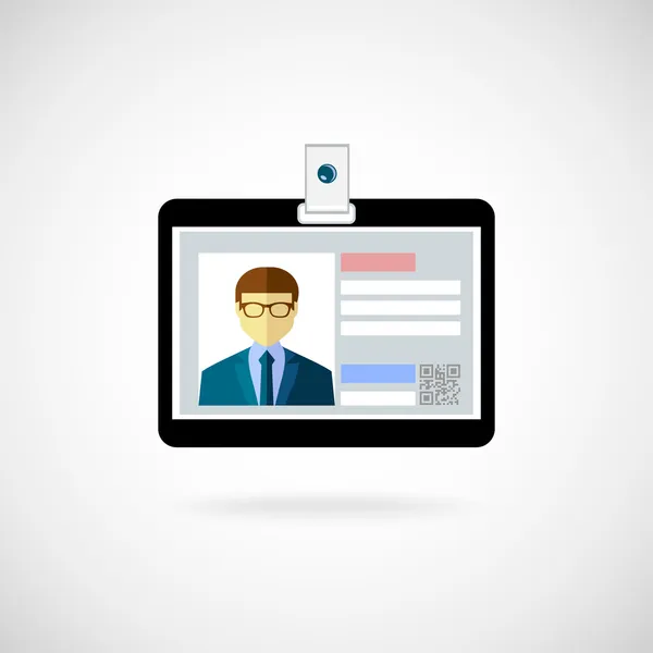 Identification card — Stock Illustration Identification card Royalty Free Stock Illustrations