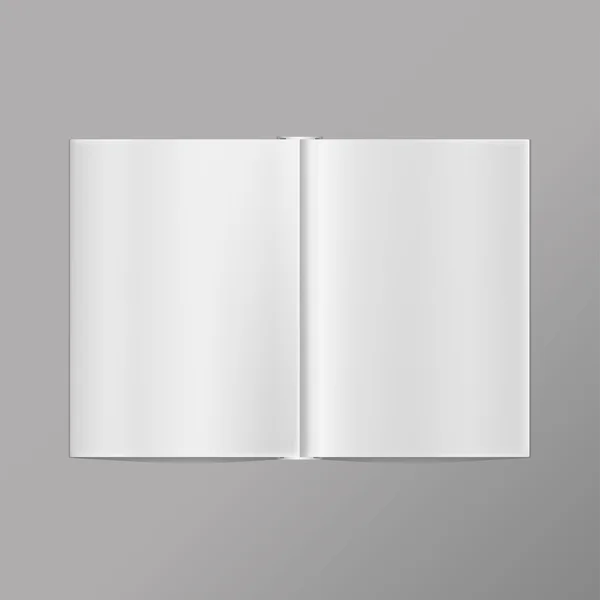 Libro en blanco — Vector de stock