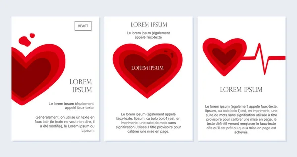 Heart Love Blood Illustration Design Banner Vector Blood Donation Day — Stock vektor