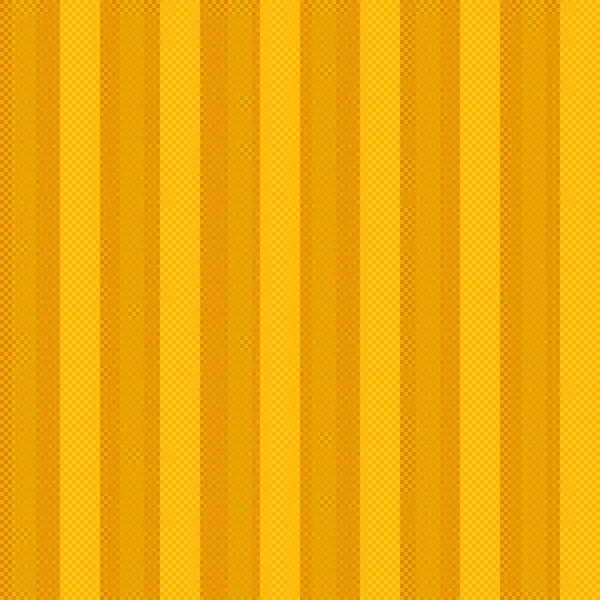 Gelbes nahtloses geometrisches Muster mit Linienpixel. kann in Textilien, für Buchgestaltung, Website-Hintergrund verwendet werden. — Stockvektor