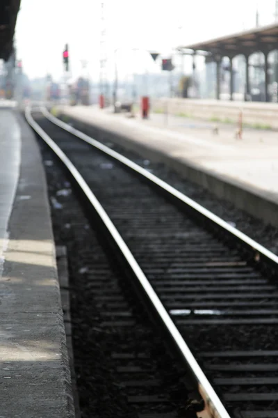 Railroad station — Stock Photo, Image