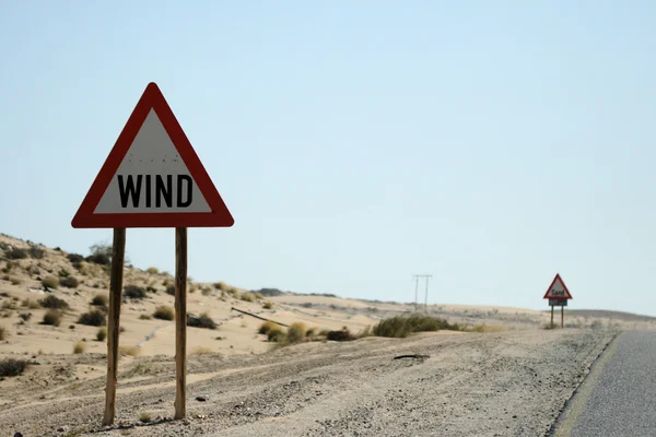 Wind en zand — Stockfoto