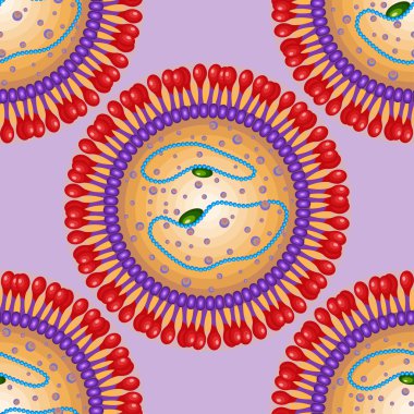 arenavirus. seamless modeli. EPS 10.
