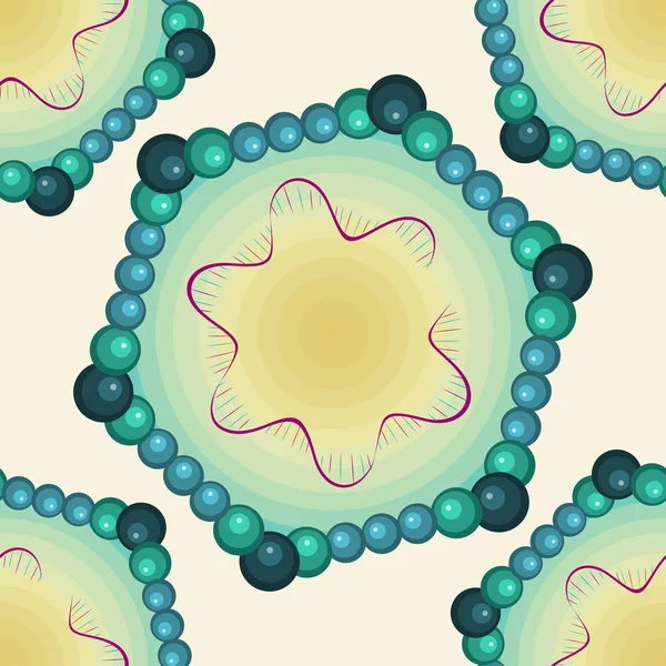 Parvovirus B19. Modèle sans couture . — Image vectorielle