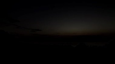 Cala gonone sunrise, timelapse, Sardunya, İtalya