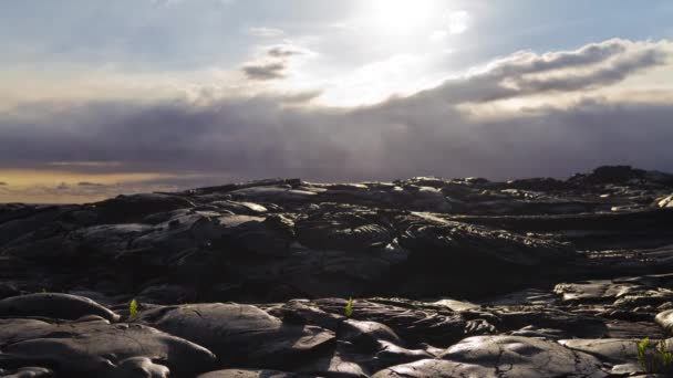 Zincir kraterler road, timelapse, büyük ada, hawaii, ABD — Stok video