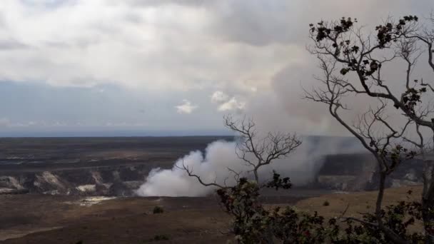 クレーター ロード、タイムラプス、ハワイ島、ハワイ、米国のチェーン — ストック動画