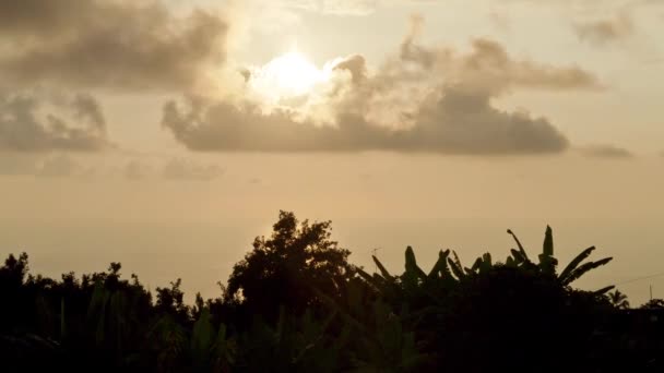 Manago Hotel Sunset, Timelapse, Big Island, Hawái, Estados Unidos — Vídeos de Stock