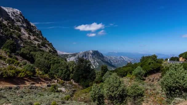 Gorroppu kaňonu, timelapse, Sardinie, Itálie — Stock video