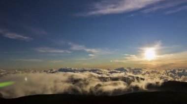 Sunrise haleakala, timelapse, maui, hawaii, ABD
