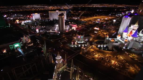 Las vegas stadsgezicht, timelapse, nevada, usa — Stockvideo