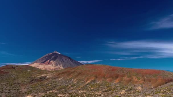 Pico del teide, timelapse, Teneryfa, Hiszpania — Wideo stockowe