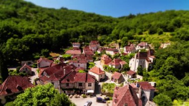 Saint-cirq-lapopie, timelapse, Fransa