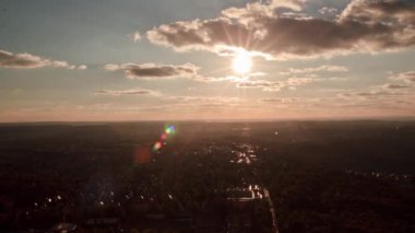 Stuttgart cityscape, timelapse, Almanya