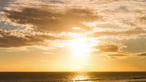 Coucher Du Soleil Plage Proche Place Timelapse Lors De La Réunion Saint Pierre