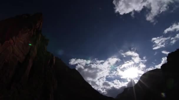 Zion Nationalpark Tempio di Sinawava, Timelapse, Illionois, Stati Uniti d'America — Video Stock