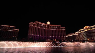 Bellagio çeşme, tam gösterisi, las vegas'ın bir parçası
