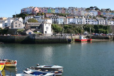 huzurlu brixham balıkçı limanı, devon, İngiltere