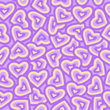 Kara Kalpler, Vektör Kalpler Kusursuz Desen, Sevgililer Günü, Kupa Koleksiyonu