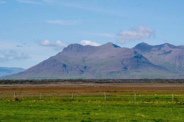 Krajobraz Gór Półwyspie Snaefellsnes Islandia — Zdjęcie stockowe