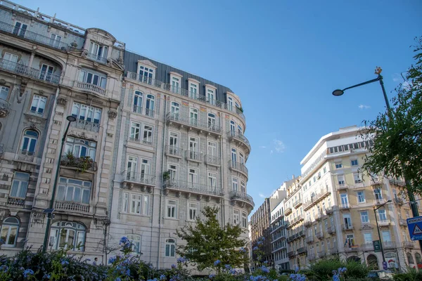 Landscape Street View Traditional Building Lisbon — Stockfoto