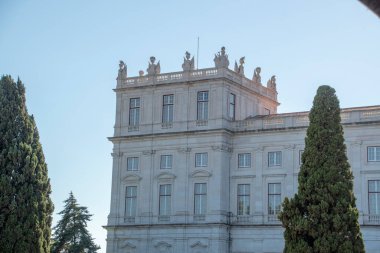 Lizbon 'daki Igreja de Santa Maria Belem Kilisesi manzarası