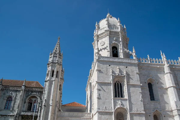 Krajina Kostela Igreja Santa Maria Belem Lisabonu — Stock fotografie