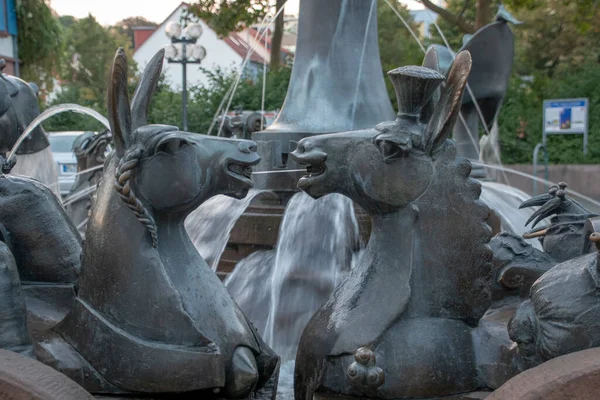 Landschaft Kaiserbrunnen Kaiserslautern Rheinland Pfalz — Stockfoto