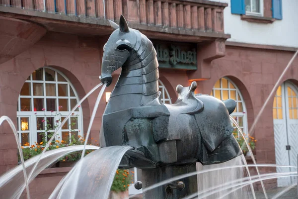 Landscape Kaiserbrunnen Fountain Kaiserslautern Rhineland Palatinate — Fotografia de Stock