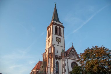 Jugendkirche 'in manzarası Samuel in Mannheim Baden Wurttemburg