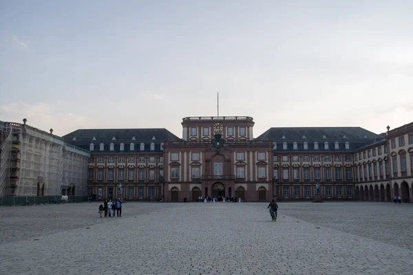 Landskap Mannheim Barockslott Mannheim Baden Wurttemburg — Stockfoto