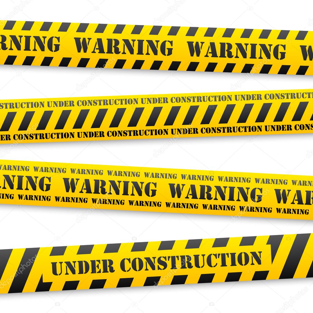 vector warning tapes