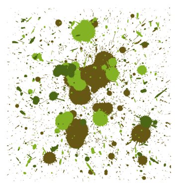 kamuflaj fırça splatters vektör