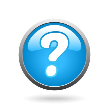 Vector Mavi onay işareti düğmesi