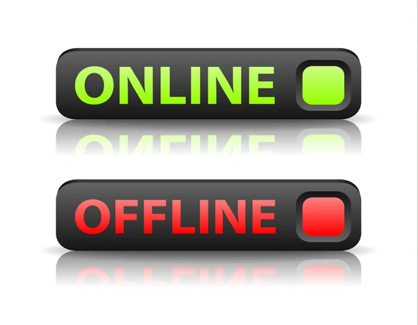 Online Offline Button