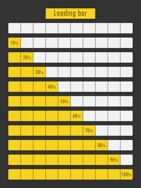 Barra de carga vector — Archivo Imágenes Vectoriales