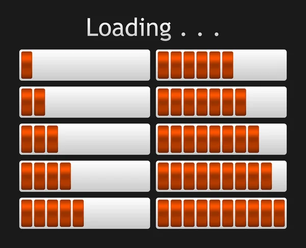 Barre de chargement vectorielle — Image vectorielle
