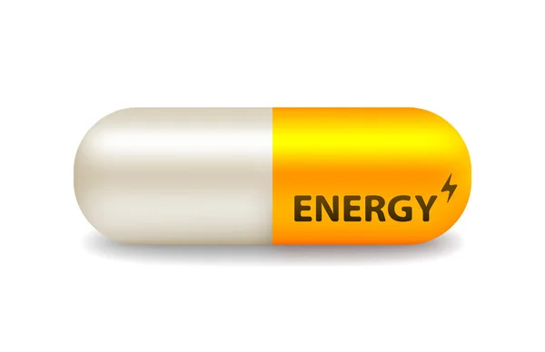 Vector pill of energy — Stock Vector