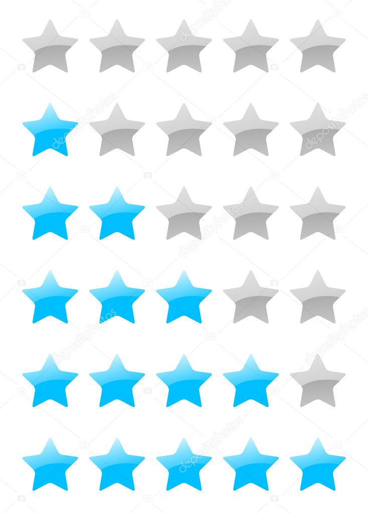 vector rating stars