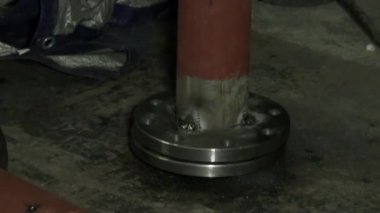 Gaz kaynak metal boru tesisi