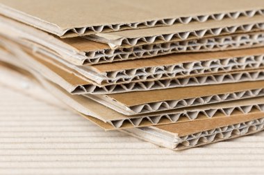 Corrugated cardboard clipart