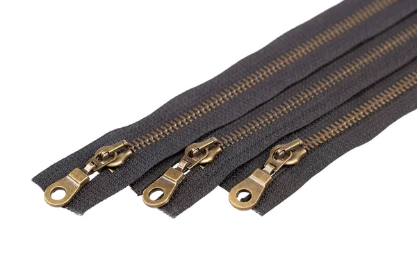 Three zippers — Stock Photo, Image